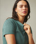 Women's Premium Slub Crew Tee - Sagebrush Green